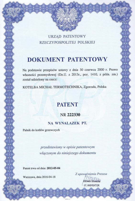 Zdjęcie Patent